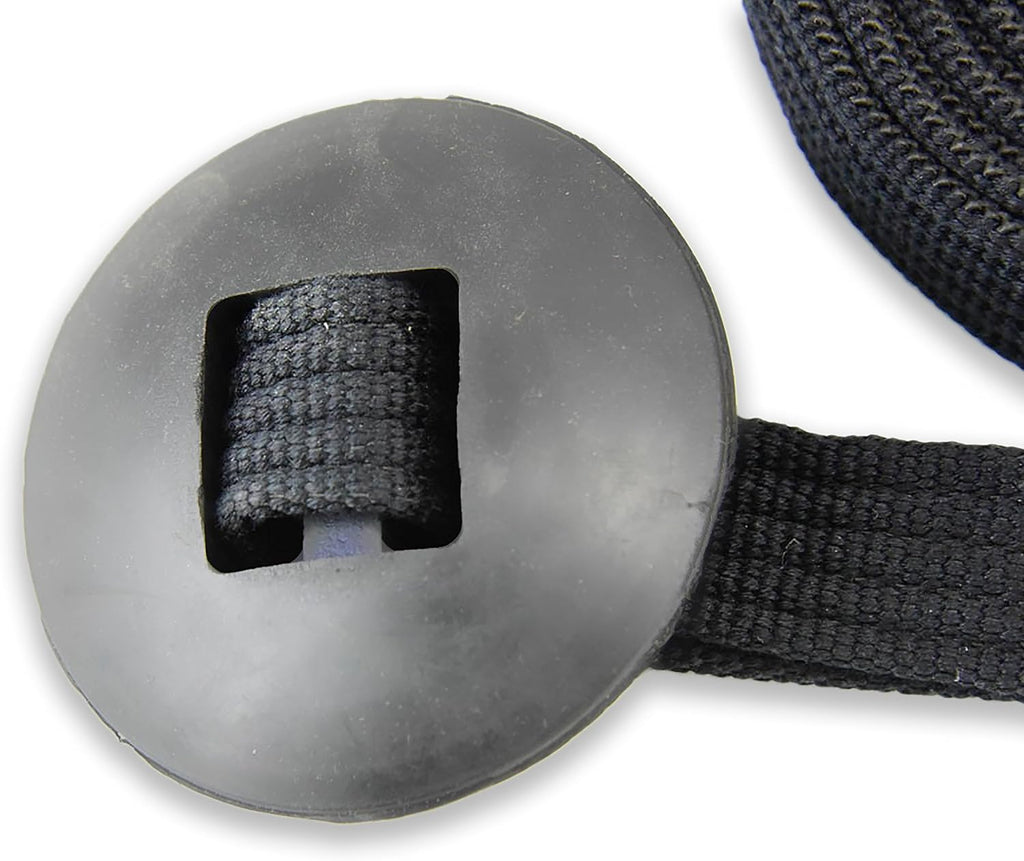 Lunge Line for Horses Cotton Horse Lunge Line with Bolt Snap & Rubber Stop (Black, 24')