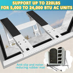 No Drill Window AC Bracket Support Bracket for Single/Double Hung Windows