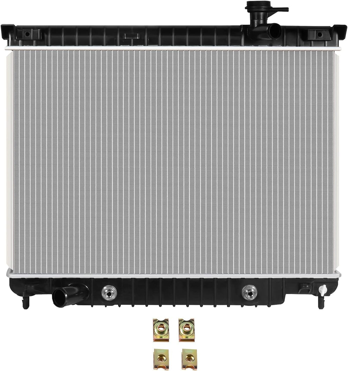 ECCPP 2458 Aluminum Radiator for 2004-2007 Buick Rainier 4.2L, for Chevy