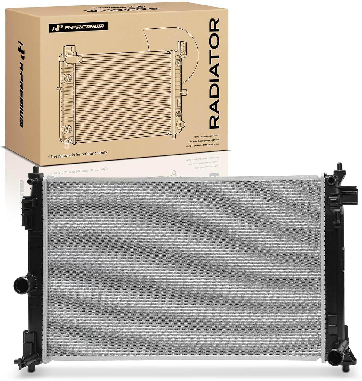 A-Premium Engine Coolant Radiator Assembly Compatible with Toyota