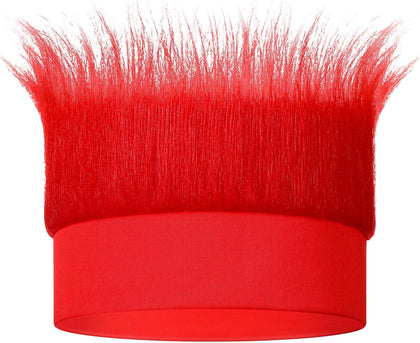 Hairy Headband Crazy Hair Day Fun Wig Hat Costume Accessory for Women Men Spirit Week Halloween Cosplay Sport