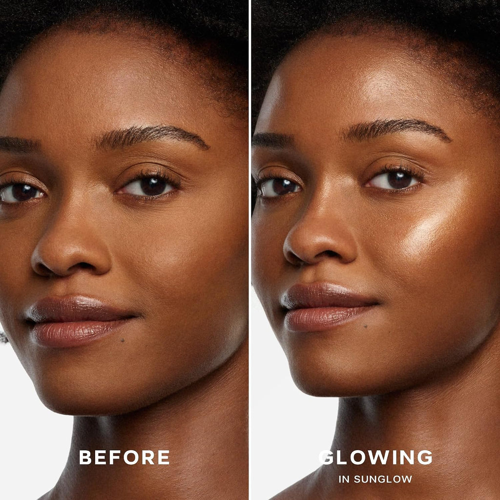 Glowy Super Gel Illuminating Face Makeup Primer, Sunglow (1 oz)