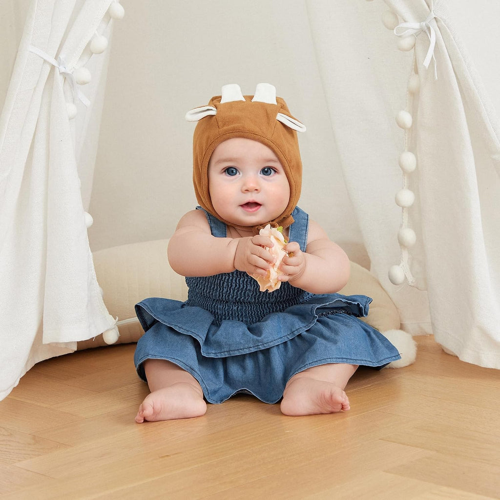 Baby Girls Summer Denim Romper Clothes Dress Newborn Sunsuit 3 6 9 12 18 Months One-Piece Jumpsuits Outfits