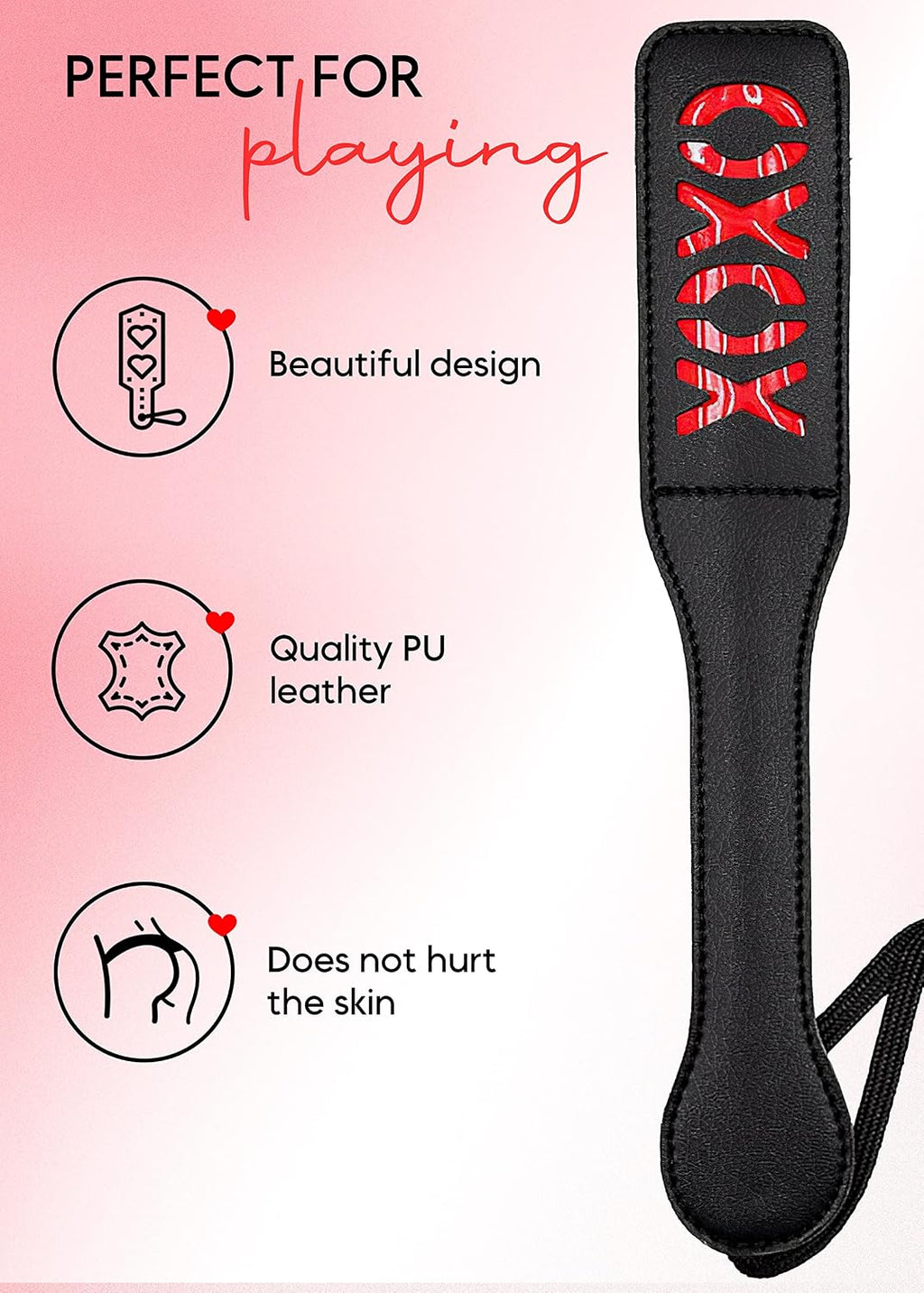 Leather Short Paddle Riding Whip 12" - Durable Equestrian Paddle - Leather Riding Crop Paddle - Equestrian Horse Whip