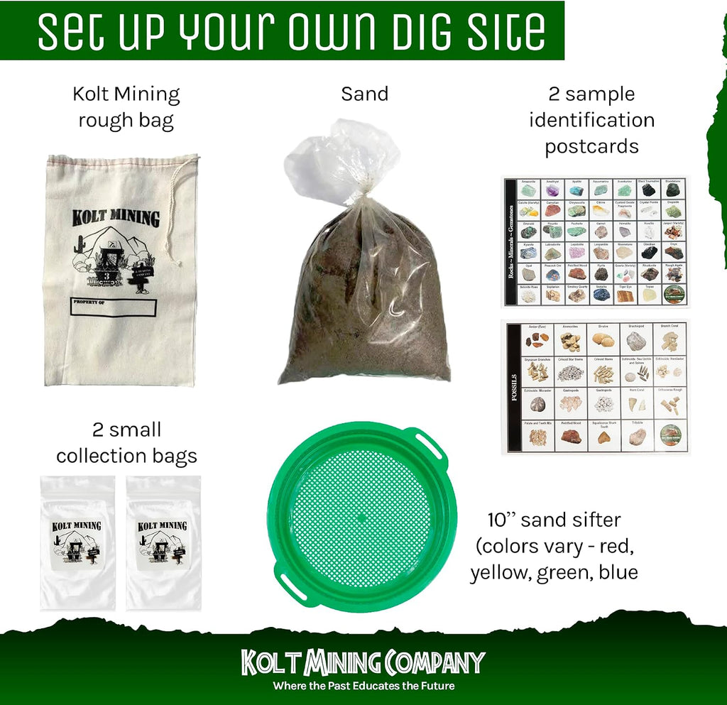 Adult Geology Kit: Rocks, Minerals, Fossils, Crystals & Shark Teeth