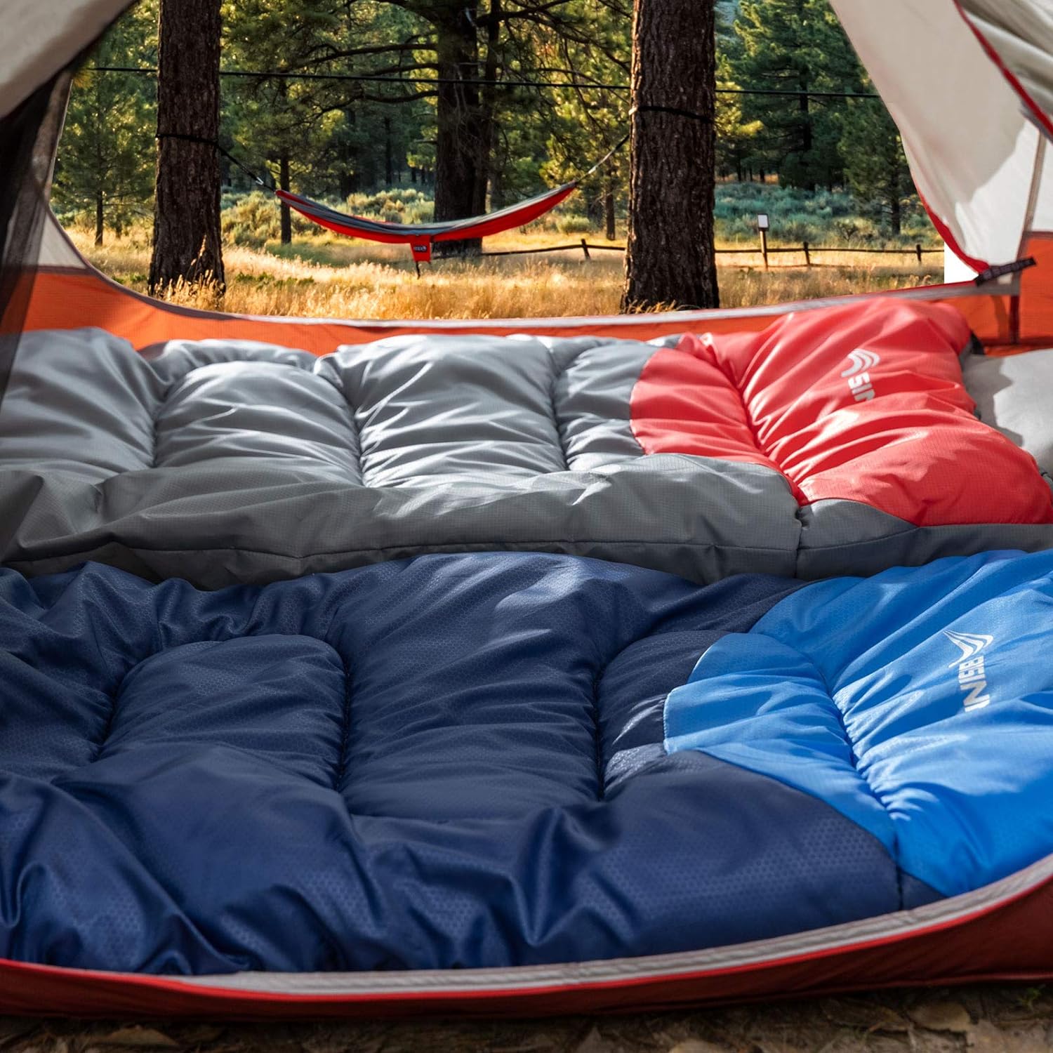 Sleeping Bag with Pillow - 4 Season Backpacking Sleeping Bag Lightweight Waterproof Warm and Washable for Adults