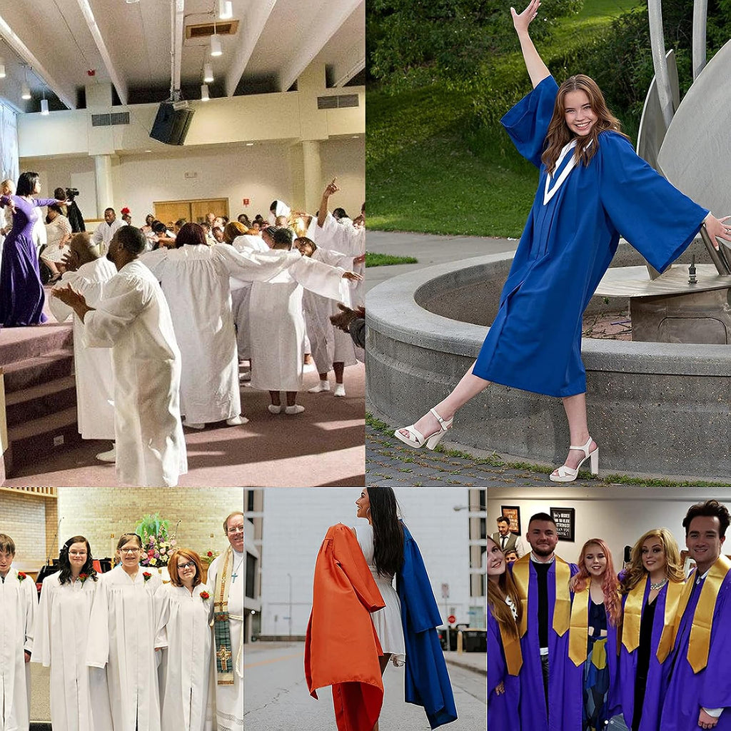 Choir Robe Graduation Gown Baptism Ceremony Robes