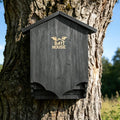 Bat Houses for Outdoors for Tree, Large Double Chamber Bat Box for Outside, Wooden Bat House Kit for Bats to Land and