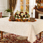 Rectangle Waterproof Heavy Duty Vinyl Tablecloths, 60 x 84 Inch