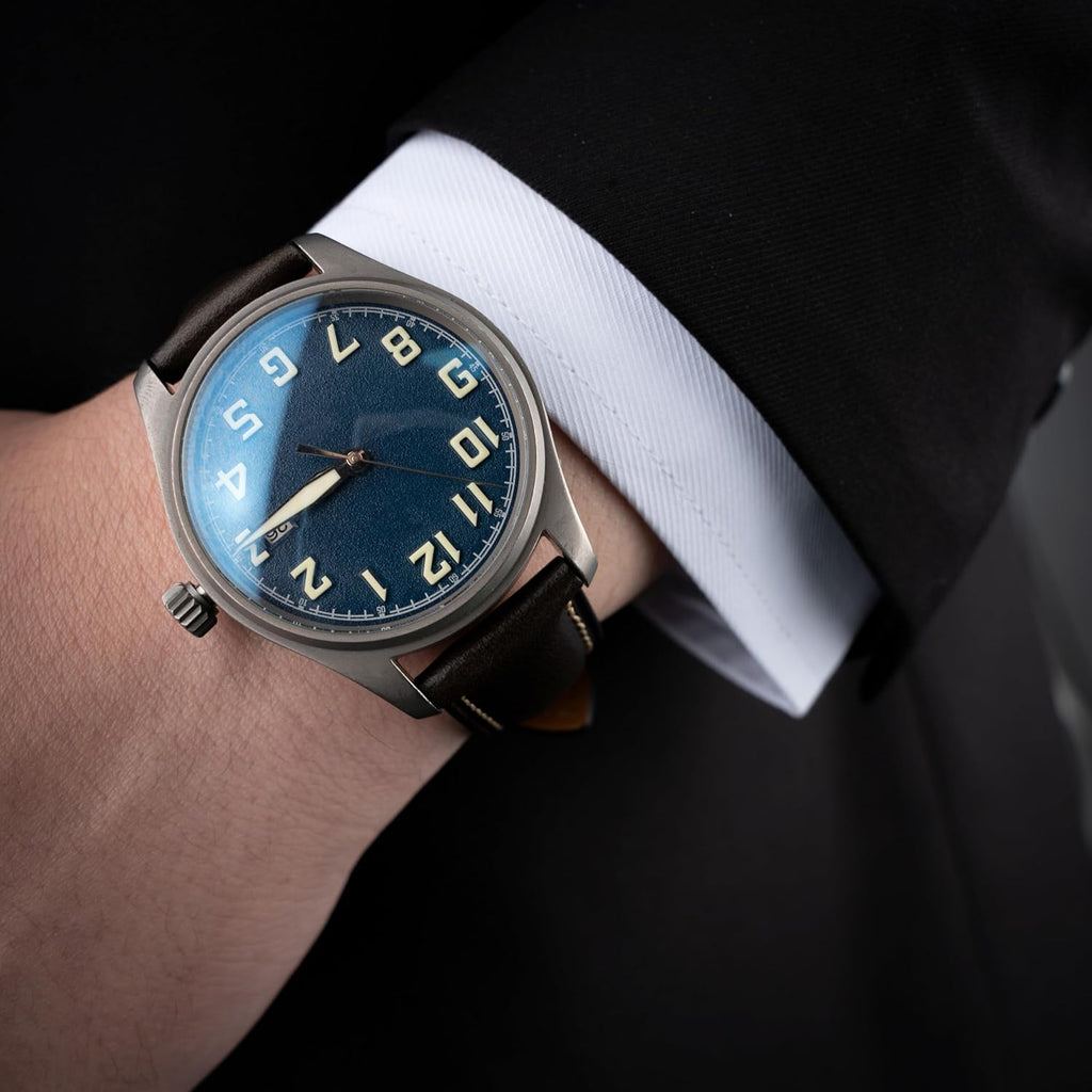 Quick Release Leather Watch Band 14mm 16mm 18mm 19mm 20mm 21mm 22mm 24mm,Vintage Oil Wax-tanned Pull-up Men's Watch