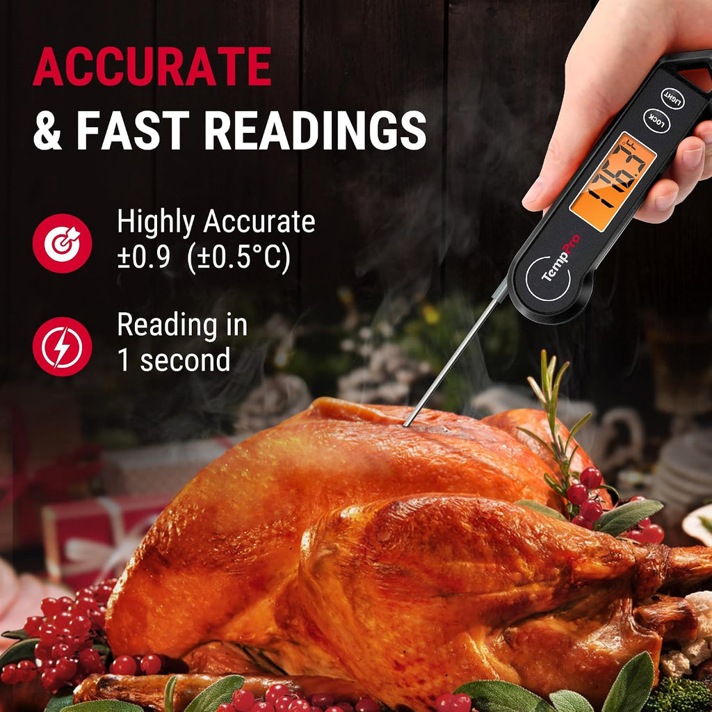 TempSwift 1 Sec Instant Read Meat Thermometer Digital