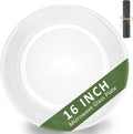 16 inch Microwave Glass Plate Replacement for GE Microwave Oven, Microwave Glass Turntable 16 inch Replace WB49X10189 WB27X43590 Microwave Plate by Fetechmate - Borosilicate Heat Resistant Glass