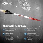 1303 Banshee Intermediate Model-Rocket Kit