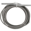 PlumbCraft 25 Ft Drain Auger, 1/4-Inch Steel, Hand-Cranked, Vinyl Grip | Galvanized Steel Crank Handle, High-Torque