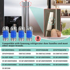 8Pcs 6009-001526 Refrigerator Door Handle Screw Kit