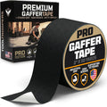 Gaffers Tape Pro (Cloth, Matte Black - 2" x 30 Yards)