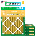 16x20x2 Air Filter MERV 11 Pet & Allergy Defense (4-Pack)