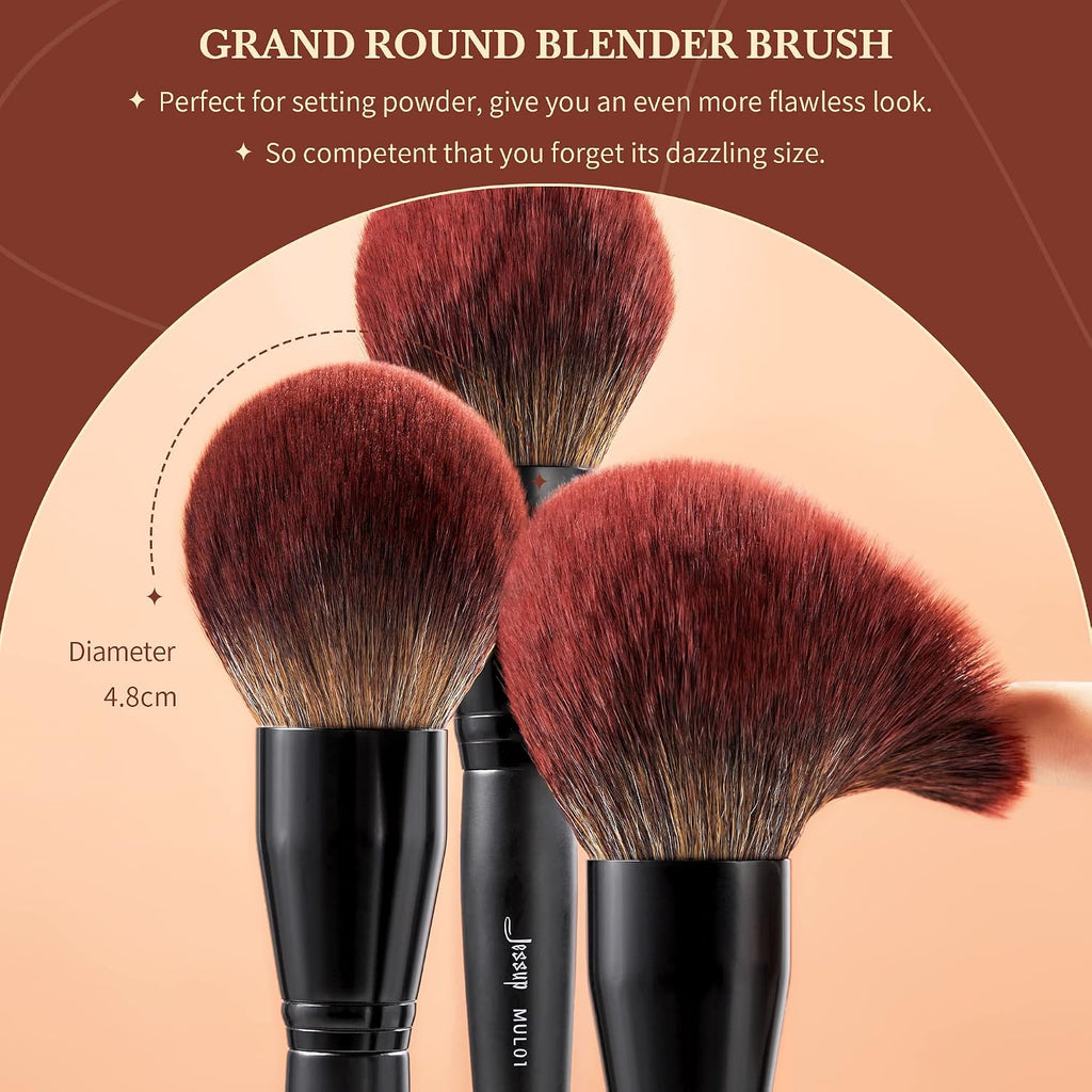 Makeup Brushes Set Professional, Vegan Face & Eye Brushes 21pcs T271