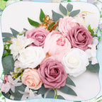 Wedding Arch Decorations 2 Pack, Arch Flowers Swag Dusty Rose