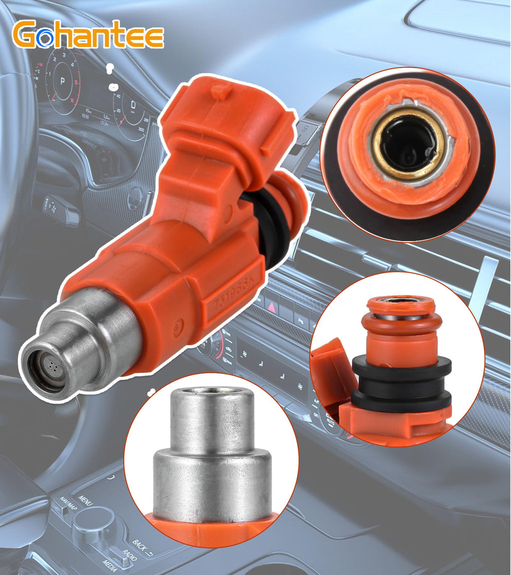 4pcs Fuel Injector 68V-8A360-00-00 Replacement for Yamaha Chevrolet Chrysle