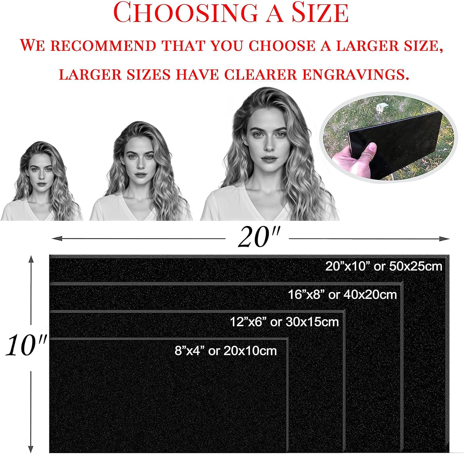 Your Brand Custom Flat Grave Markers for Humans, Black Granite Cemetery Memorial Plaque, Laser Engraved Outdoor