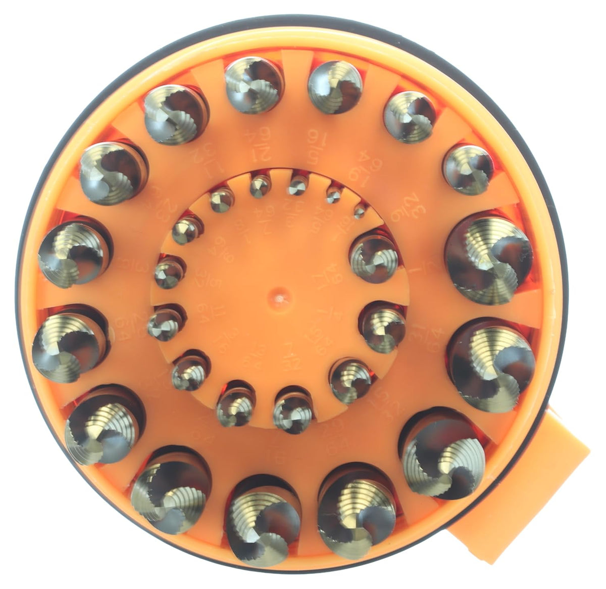 Norseman Vortex 29 Piece Drill Bit Index Blaze Orange