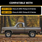 KUAFU Fuel Tank Strap Compatible with 1973-1991 Chevy