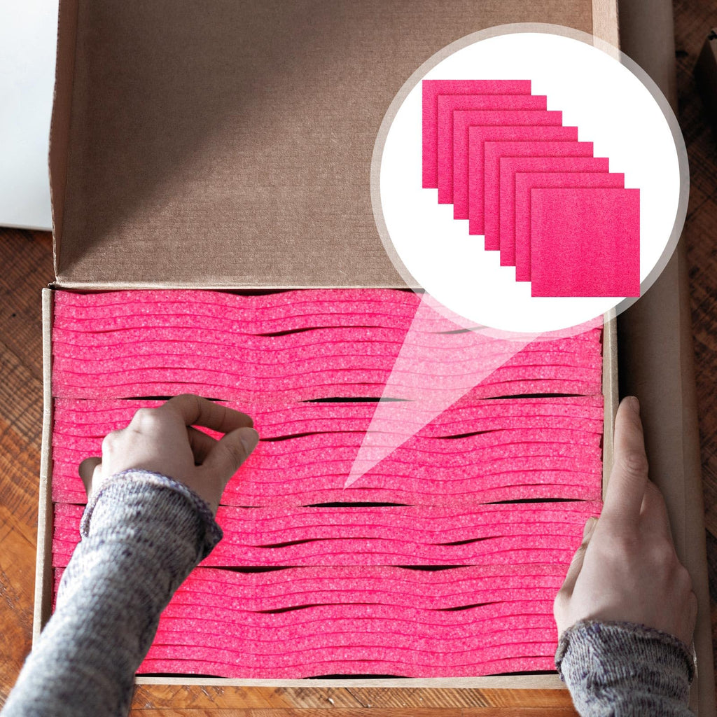 Polyethylene Foam Antistatic Sheet, 8 Pcs, 12" X 12" X 0.25"