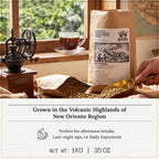 Leiva's Unroasted Green Coffee Beans Nuevo Oriente 1kg (35 oz)
