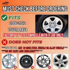 17 Inch Wheel Skins for 2006-2012 Toyota RAV4 5 Spoke, 4-Pack (Silver)