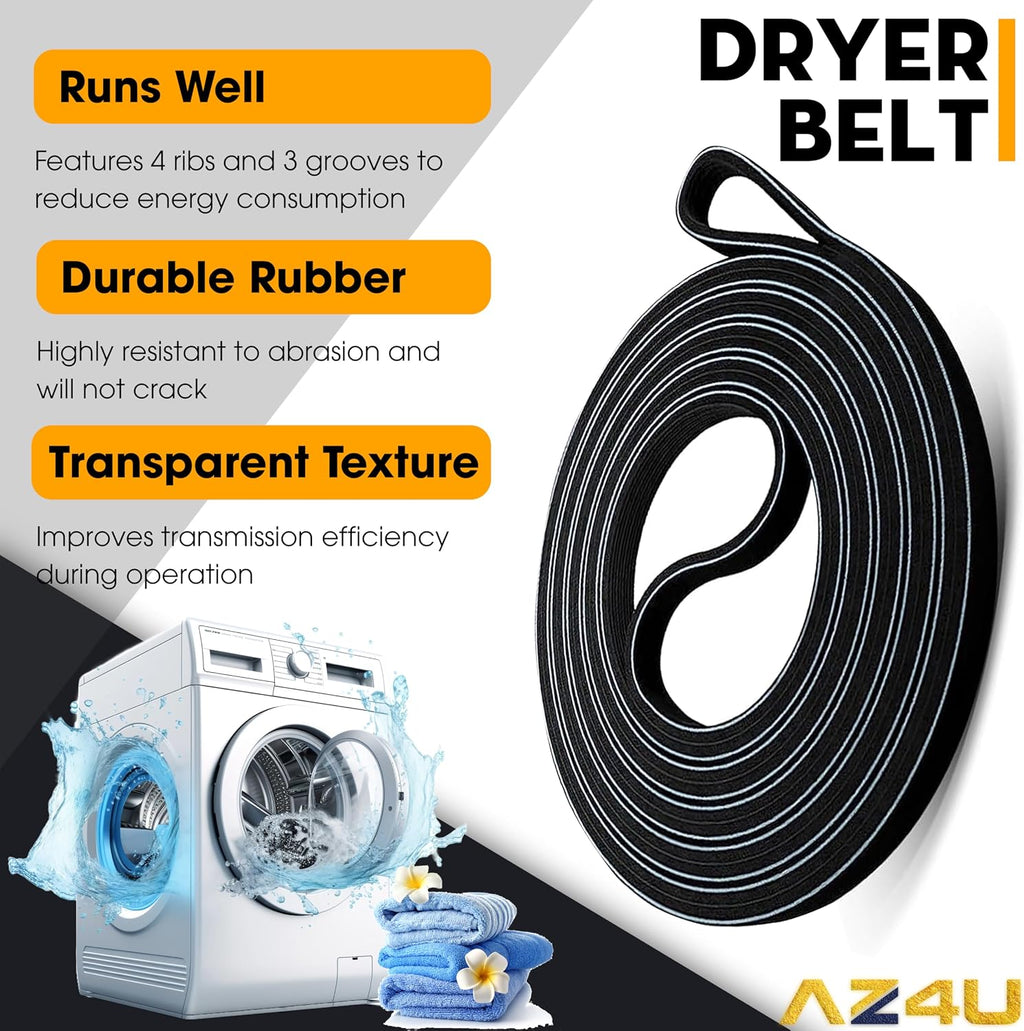 Dryer Drum Belt Idler Pulley and Pulley Kit For Maytag Whirlpool MEDE500VW1
