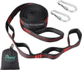 Hammock Tree Straps, Portable 10 FT Long 16+1Loops Adjustable Suspension Straps, 100% No Stretch&Lightweight, 1400