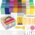 Polymer Clay Kit 50 Colors, Oven Bake Modeling Clay for Kids | DIY Starter Kit, 20 Sculpting Tools & Accessory, Easy