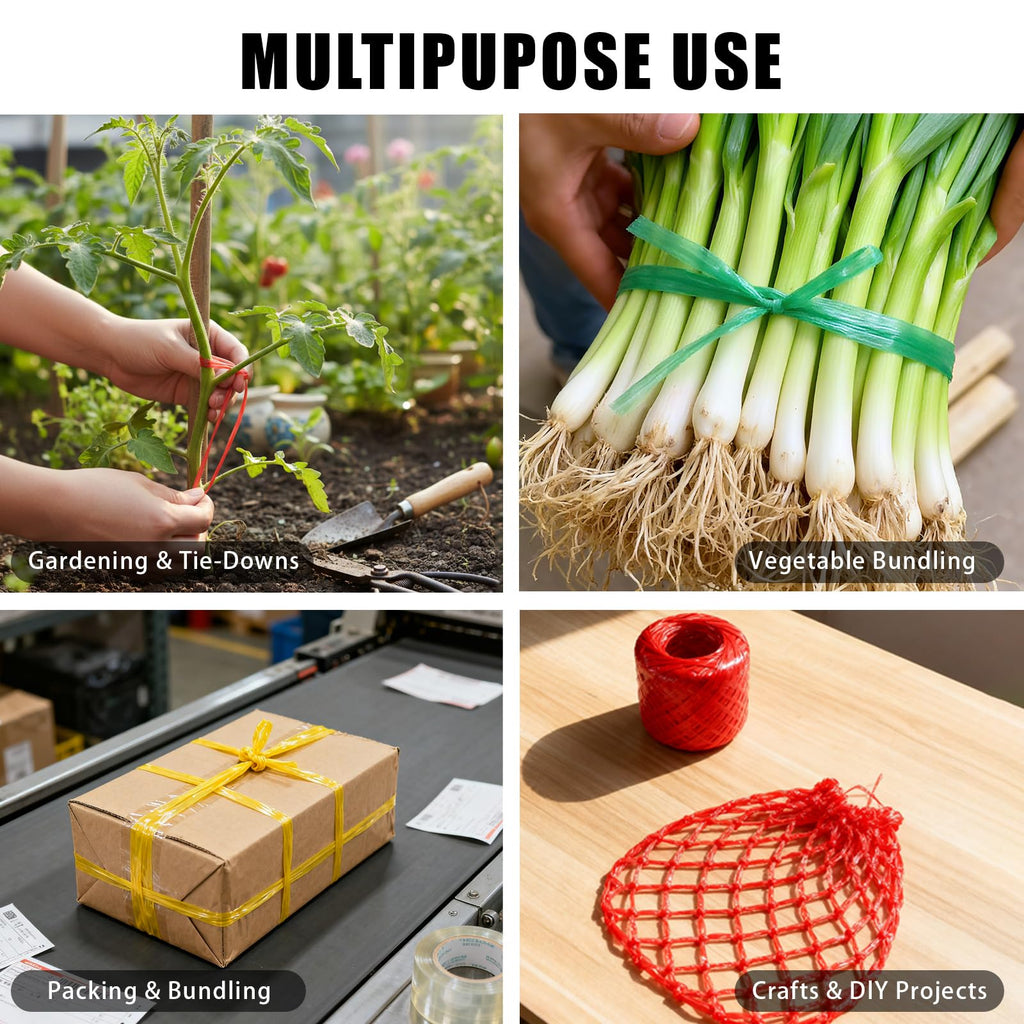 980 Feet Long Bundled Polyester Nylon Plastic Rope Twine,Polypropylene Twine for Household Gardening, Agricultural
