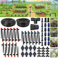 Drip Irrigation System 230FT Quick-Connect Drip Irrigation Kit with 1/4 inch 1/2 inch Irrigation Tubing Hose and