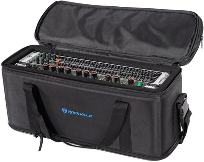 RRB30 3U Rack Bag Double-Sided Case, 12" Depth, Shoulder Strap | 800D Ballistic Nylon, Lockable Zippers, Removable