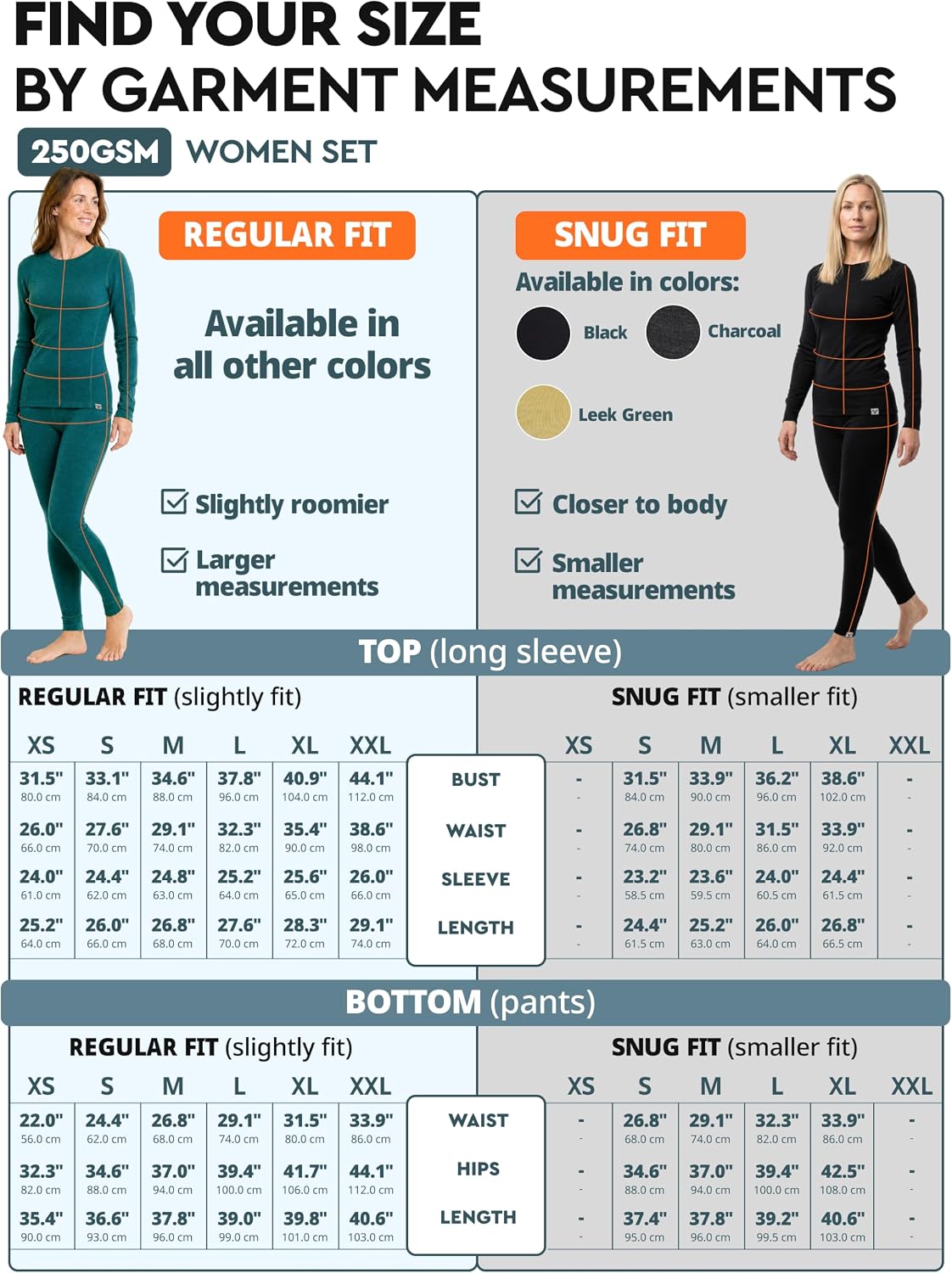 Merino Wool Base Layer Set for Women 100% Merino Wool Thermal Underwear Sets Lite - Midweight Top Tank Bottom