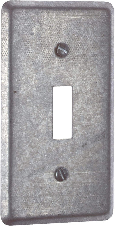 Steel City 58C30 Utility Device Cover, Raised, 4-Inch Length by 2-1/8-Inch Width, Galvanized