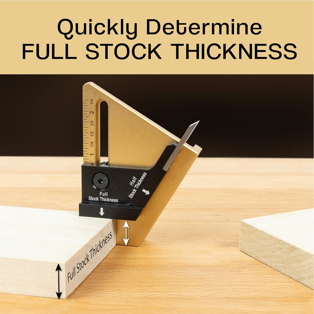 HALFSET PRO Precision Center Gauge Find Exact Half Thickness