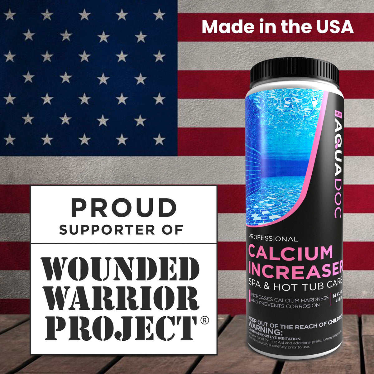 AquaDoc Spa Calcium Hardness Increaser for Hot Tubs - 14 oz