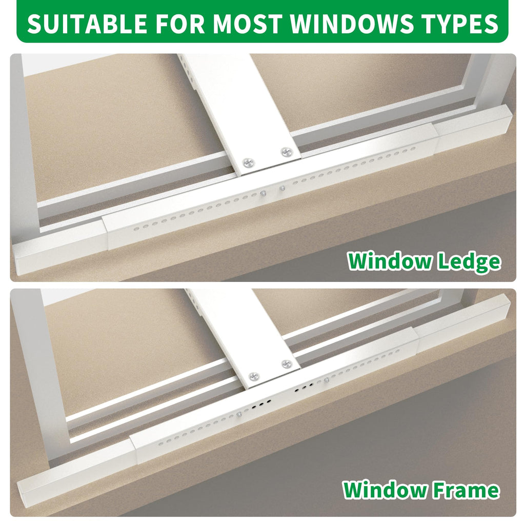 Window AC Bracket No Drill Air Conditioner Support to 160lbs
