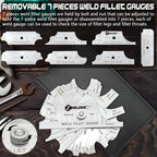 ZeeDix Metal Fillet Weld Gauge Set