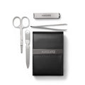 Shears 2.0 Tempered Stainless Steel Men's Nail Kit, Fingernail Clippers, Safety Scissors, Tweezers and Nail File