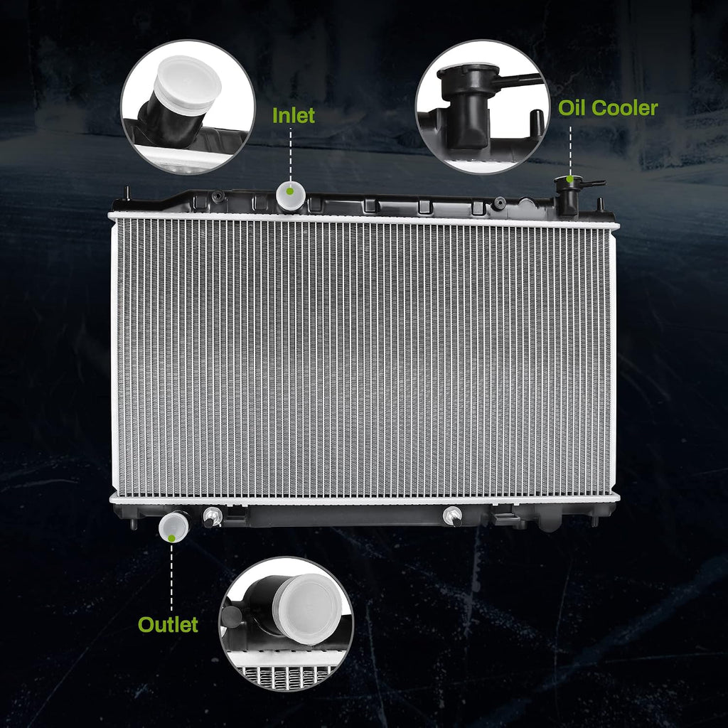 AUTOSAVER88 Radiator Compatible with 2002 2003 2004 2005 2006 Altima 2.5L
