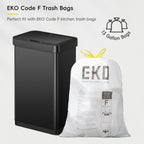 13.2 Gallon Touchless Motion Sensor Kitchen Trash Can, Matte Black