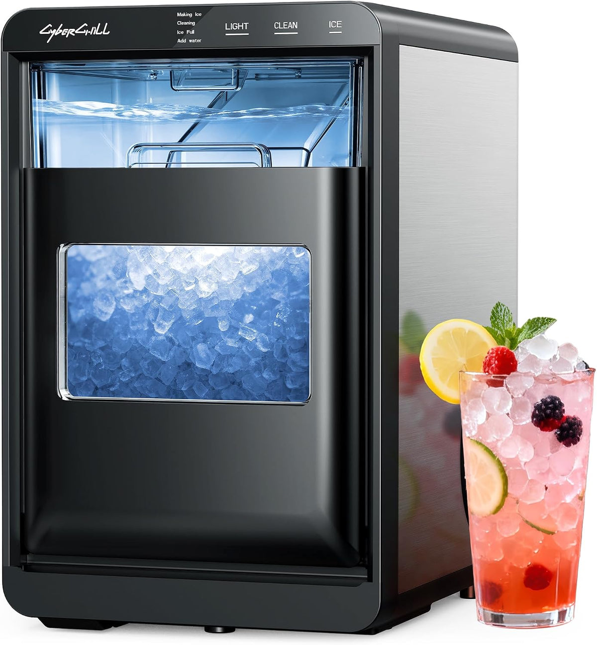 Nugget Ice Makers Countertop, 44lbs Per Day, Pebble Ice Machine