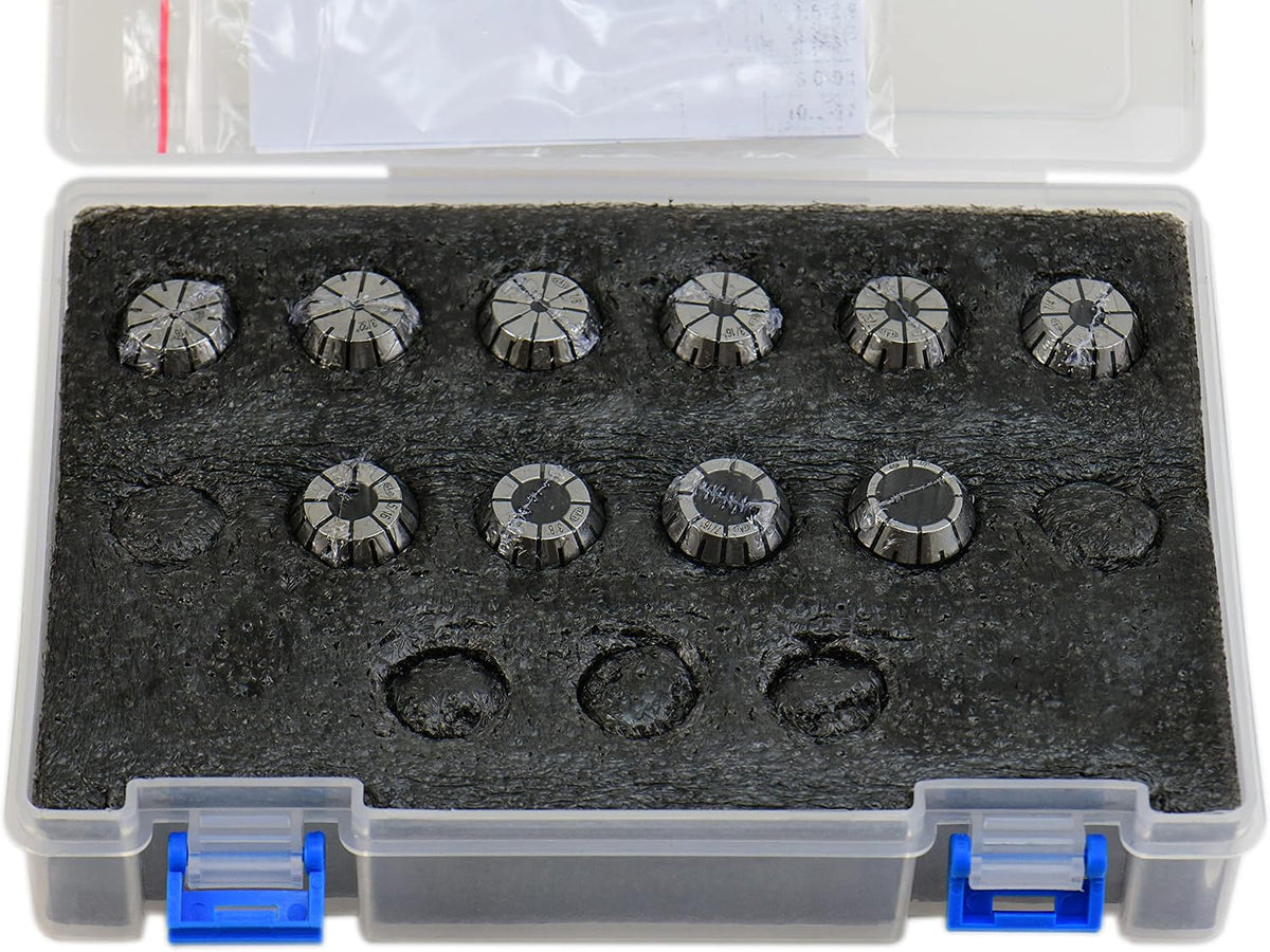 Shars 10 PCS 1/16-1/2" Precision ER20 Collet Set 202-6491 S[