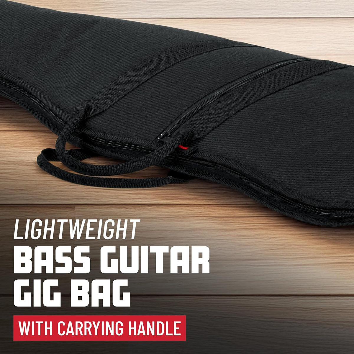 Cases Foam Padded Bass Guitar Gig Bag, Fits Jazz and Precision Style Bass Guitars up to 46.5" in Length (GBE-BASS) |