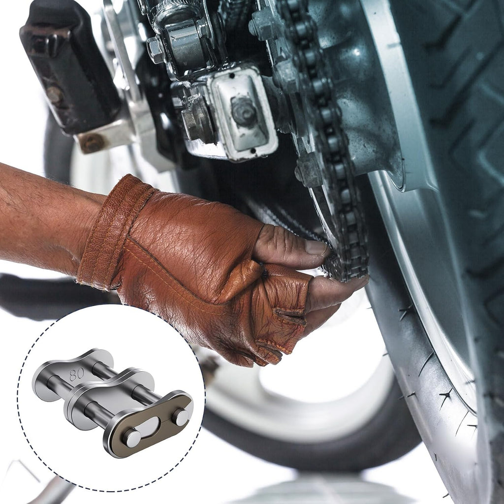 3pcs #80-2 Double Strand Roller Chain Connecting Link