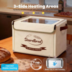 Extra Large Folding Bread Proofing Box, Dough Proofer 66-108°F Temp Control 1-48H Timer, Sourdough Starter Warmer
